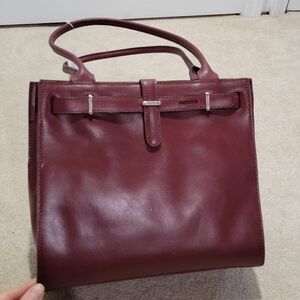 Preston & York Deep Burgundy Tote Bag